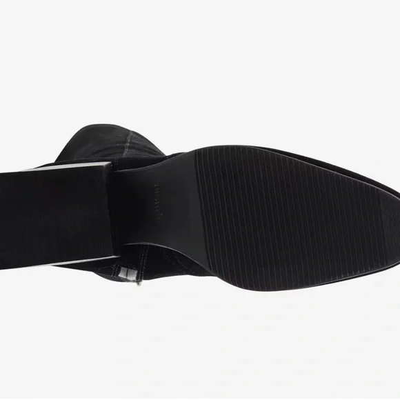 Blonde Tessa - Black Suede Waterproof Tall Boot NWT 9.5m - Picture 6 of 7